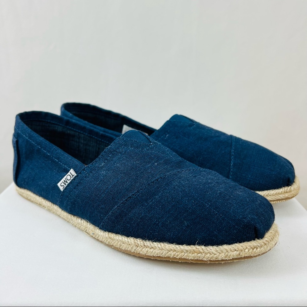 TOMS Men’s Jean and Jute Lining Shoes